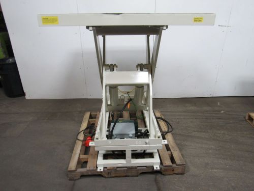 Southworth ls4-36 4000 lb. hydraulic scissor lift table 48&#034;x48&#034; top 230/460v for sale