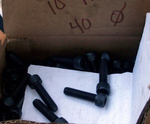 Fastenal Bolt Lot(60)metric socket head;m10*10mm-40mm,1.50;10 mm,High Grade;12.9