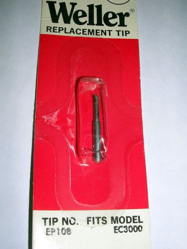 WELLER EP108 SOLDERING IRON TIP NEW U/O EC3000  2 PCS