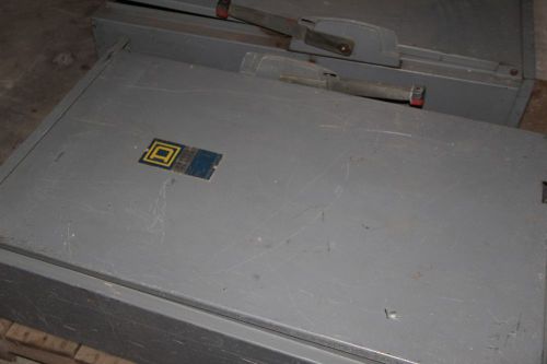Square d safety switch disconnect - 400 amp - 3 phase - 600 v. a. c. for sale