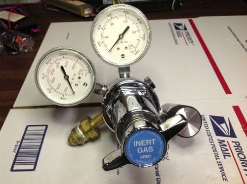 L-Tec Inert Gas Regulator Inert Gas CGA 580 9204 Trimline R-77-150 SS w shutoff