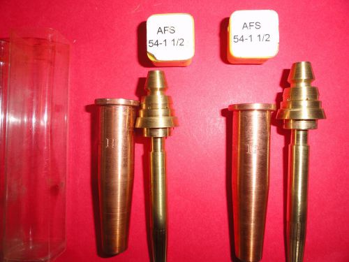 A-fs size 54 (1 1/2&#034; thick)  2 piece torch tips, airco style, map/propylene gas for sale