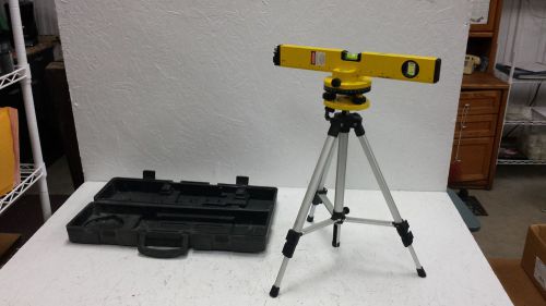 ROTATING SWIVEL LASER LEVEL TOOL KIT WITH TRIPOD STAND SURVEYING LEVELING LAZER