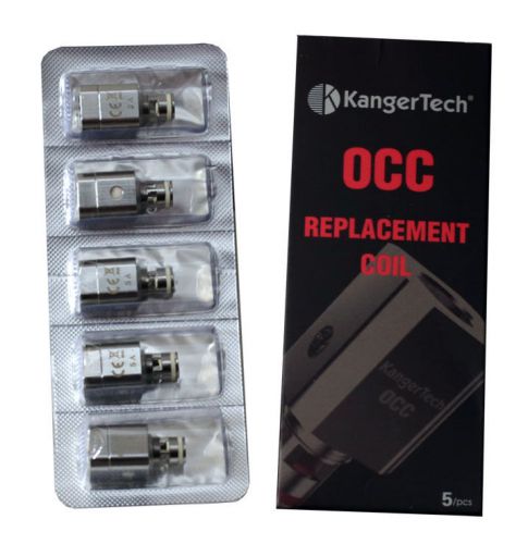 KANGERTECH SUBOX MINI NANO OCC 0.5 OHM REPLACEMENT 5 COILS (1 PACK) FREE SHIP