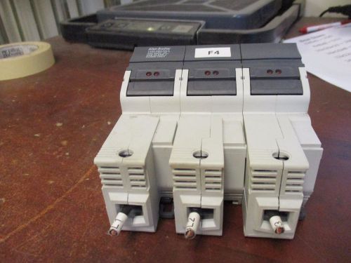 Allen-Bradley Fuse Holder 14-92-FB3J30-L 30A 600V 3P &#034;Fuses May Vary&#034; Used