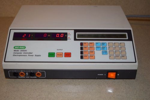 BIO-RAD MODEL 3000XI COMPUTER CONTROLLED ELECTROPHORESIS POWER SUPPLY