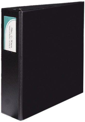 Avery Durable Binder with 4 Inch Gap Free Slant Ring, Black, One Binder 8802