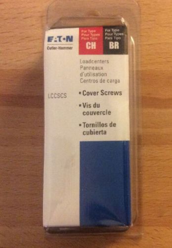 EATON Cutler-Hammer BR/CH Panel Cover Screw Set (6/pk) (LCCSCS) *** NEW***