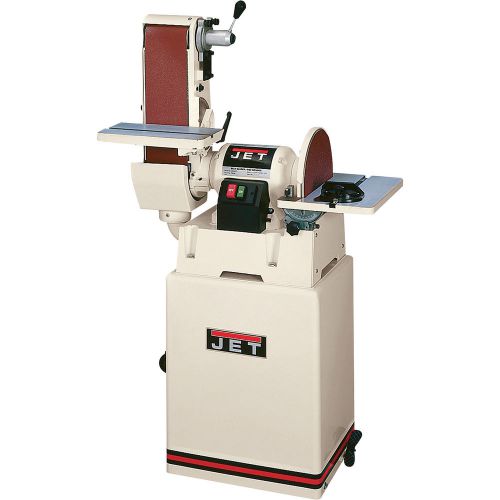 Jet combination belt/disc sander w/closed stand #708598k for sale