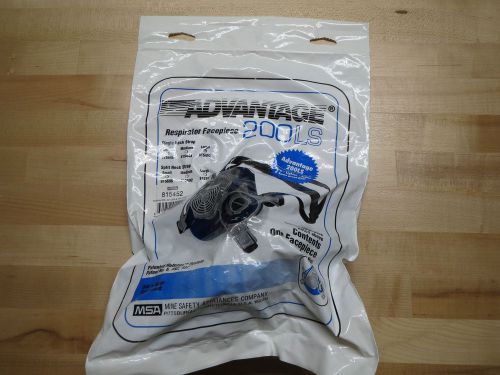 MSA ADVANTAGE 200LS  RESPIRATOR MASK  DUAL CARTRIDGE  LARGE  815452  NEW  NOS