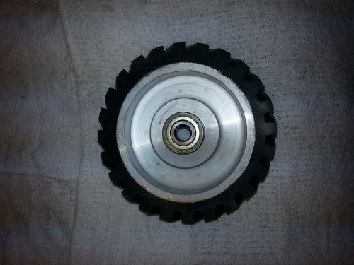 6&#034; Serrated Contact Wheel for 2x72 Belt Sander Grinder