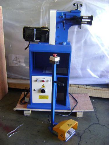 Gmc bbm-18e crimp &amp; beading machine, 18 ga. 1hp 220v 1ph power bead bending mach for sale