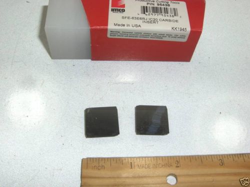 IMCO SFE-63-E6RJ CARBIDE  MILLING INSERTS (10 PCS)