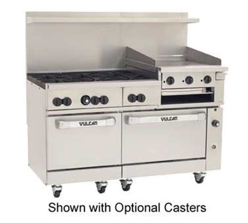 Vulcan 60SC-6B24GB Endurance™ Restaurant Range gas 60&#034; (6) burners (1) 24&#034;...