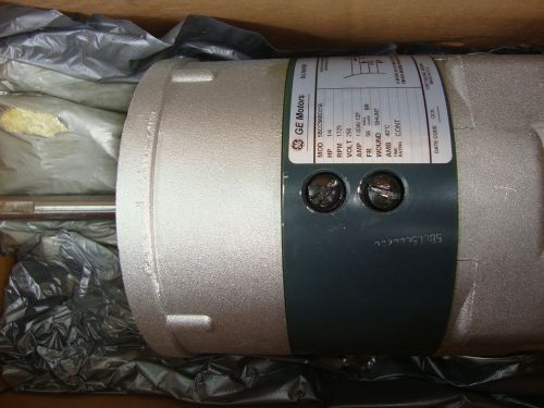 NEW GE MOTORS 5BCC56BD256  1/4HP 1725RPM 250V DC MOTOR