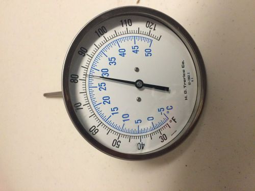 Ho trerice co 52-2863.0 30-120f 5in temperature gauge 14in probe b237663 for sale