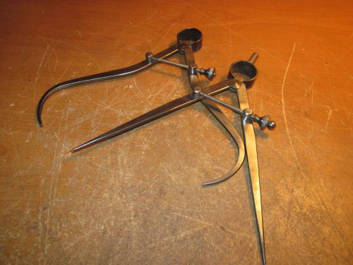 Vintage UNION TOOL CO. Inside Spring Divider spreader &amp; outside Caliper 7&#034; Long