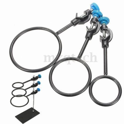 48mm 68mm 88mm inner dia lab iron metal support ring stand clamp with jackscrew for sale