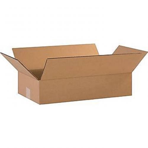 Corrugated Cardboard Flat Shipping Storage Boxes 18&#034; x 10&#034; x 4&#034; (Bundle of 25)