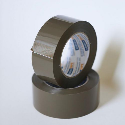 12 Rolls Premium Brown Carton Box Sealing Packing Tape 2.5 Mil 2&#034;x110 yard