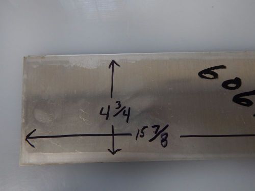 6061-T6 aluminum Sheet .085 thick 4.75 X 15.88