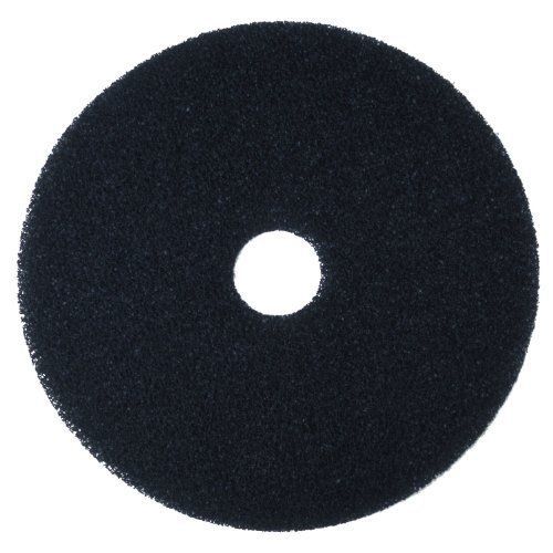 3M Black Stripper Pad 7200, 17&#034; Floor Care Pad (Case of 5) 117859