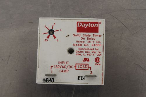 DAYTON 2A560 TIMER ON DELAY