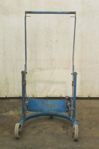 Morse mobile drum lift 80a , 800lb capacity, 4 wheels, for use w/ 55 gallon drum for sale