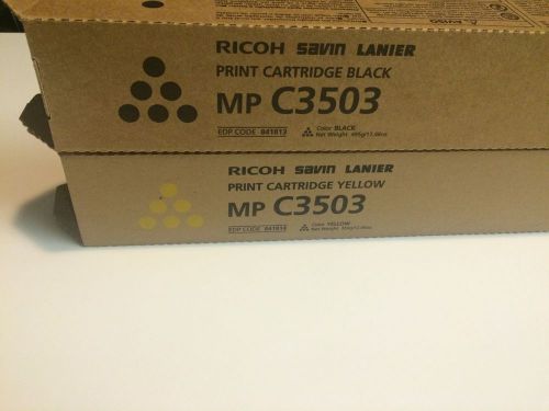 Ricoh 3503 Black An Yellow