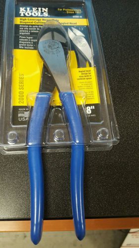 KLEIN TOOLS D2000-48 8&#034; HIGH LEVERAGE HEAVY DUTY DIAGONAL CUTTING PLIERS