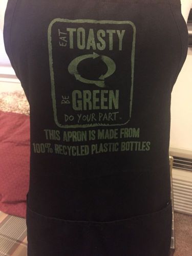 Quiznos Subs Salads Soups Eat Toasty Be Green Shirt Restaurant , APRON