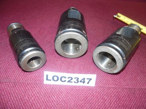 LOT OF 3 CARBOLOY QUICK CHANGE TAP CHUCK COLLET BILZ #2   LOC2347