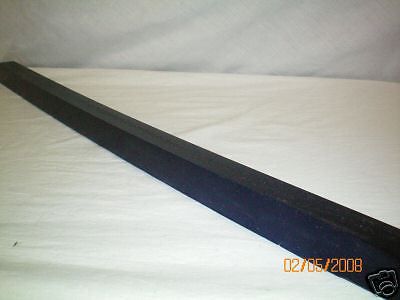 1&#034; X 1&#034; X 22&#034; LONG URETHANE/POLYURETHANE BAR 90A DARK BLUE P/N 10217