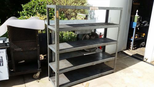 Pickup only north georgia heavy duty metal steel rack garage shelf shelving unit for sale