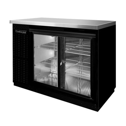 Continental refrigerator bbc50-sgd back bar cabinet, refrigerated for sale