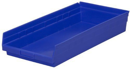 Shelf Bin, 23 5/8&#034;L x 4&#034;H x 11 1/8&#034;W, Blue