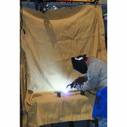 NEW! 1000&#039;F 4 FT. X 6 FT. FIBERGLASS SHIELD WELDING BLANKET ARC MIG TIG