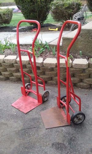 LOT OF 2 - Wesco Heavy Duty Shovel Nose Hand Truck 900LB. CAPACITY - LOCAL P/U