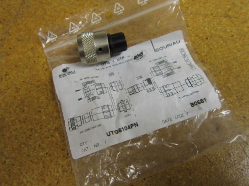 SOURIUA UTG6104PN CIRCULAR CONNECTOR PLUG SIZE 10 4POSITION (Lot of 9)