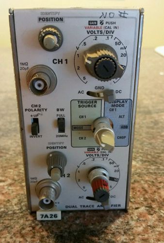 Tektronix 7A29 Dual Trace Amplifier