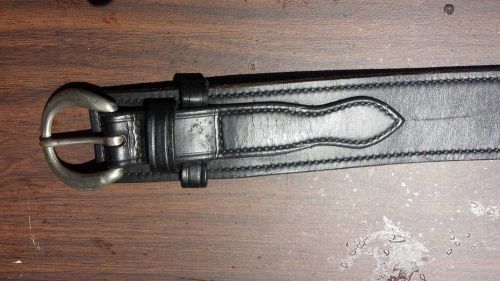 Vintage Don Hume Police Duty Belt B-106 Size 34 Black NICE