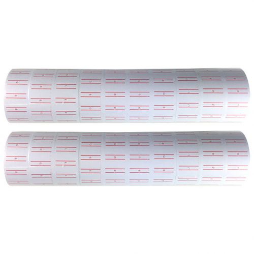 20pk Paper Adhesive Price Tag Labels for Label Gun Labeller EOS MX500 Labellers