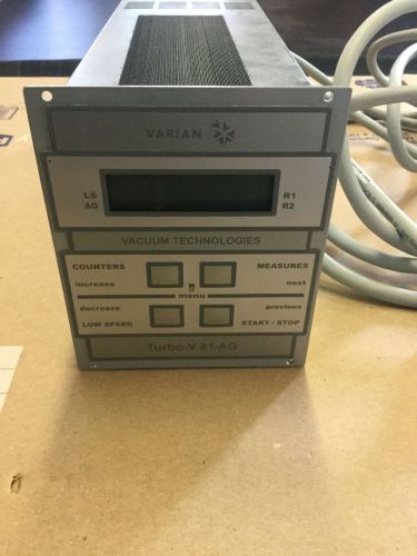 Varian Turbo-V 81-AG TV-81 Turbo Molecular Vacuum Pump Controller