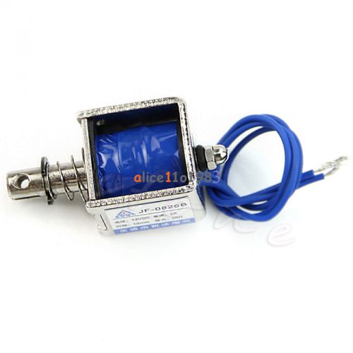 DC12V/2A Reset 10mm 20N Push Pull Type Open Frame Solenoid Electromagnet