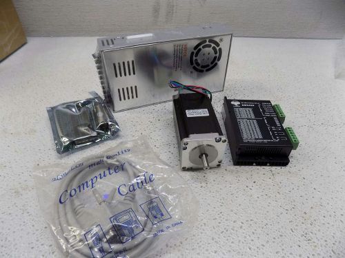 Longs NEMA 23 Stepper Motor &amp; DM542A 2H Microstep Driver, CNC Controller Kit