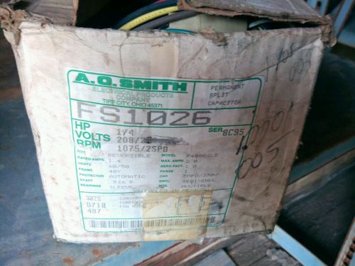 A. O. SMITH F48SG6L8   FS1026  1/4HP