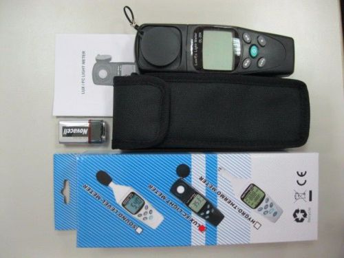 10sets Lux/Fc Light Meter-Multi-Data/MaxHold&amp; ZeroAdj. MeasuringLightsSourceSave