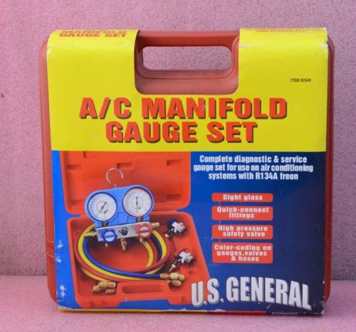 US General A/C Manifold Gauge Set # 92649.
