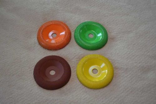 4-MOST USEFUL SET Doughnut WHEEL DISC&#039;S 7/8 shaft hole