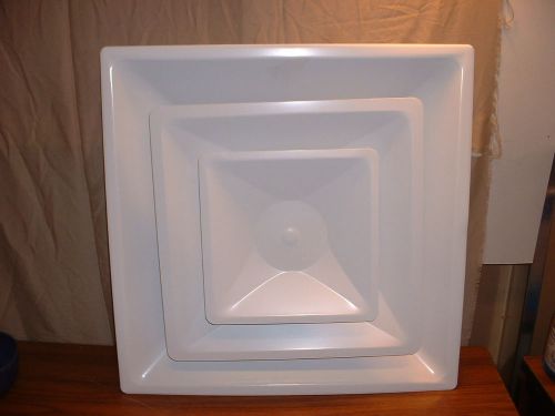 CASE OF 2 HVAC METALAIRE 5700 VENT 24 X 24 DIFFUSER REGISTER CEILING AIR VENT 6&#034;